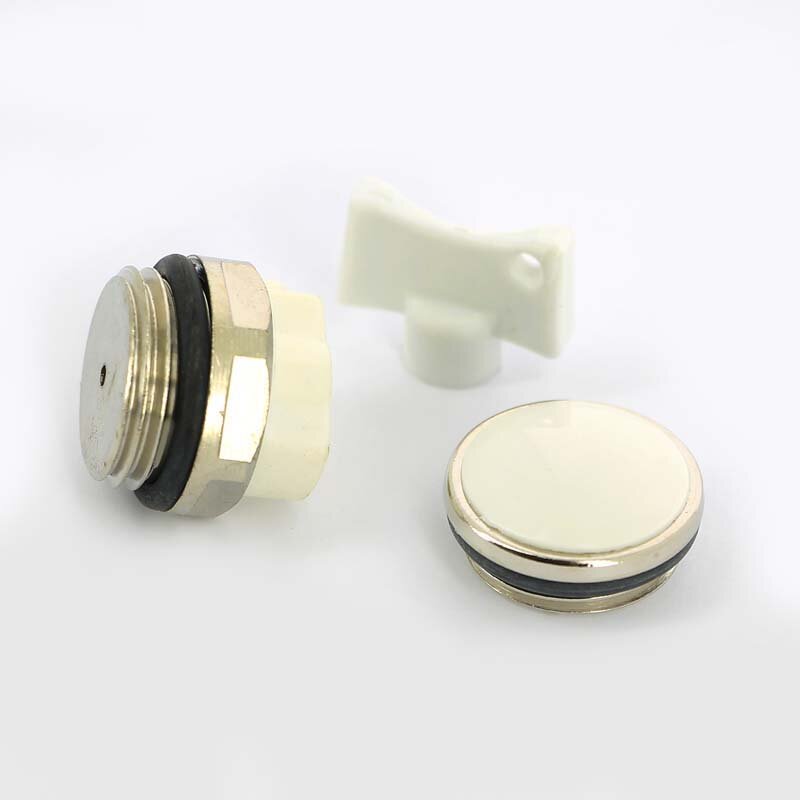 Комплект для подключения радиатора UNI-FITT 1х1/2 RAL9010
