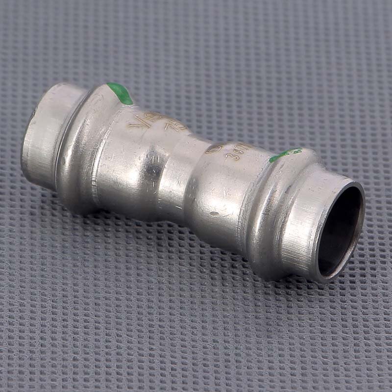 Муфта пресс нержавеющая сталь Sanpress Inox VIEGA 15