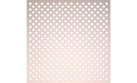 Потолочные  панели STELLA Готико Белые 595х595х3 мм (упак. 14 шт.)