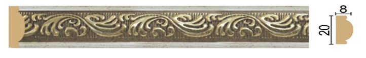 Багет Stella Версаль Шампань (1М2/1 Ternura) 2400 мм (упак. 40шт.)
