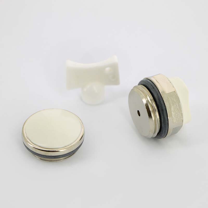 Комплект для подключения радиатора UNI-FITT 1х1/2 RAL9016