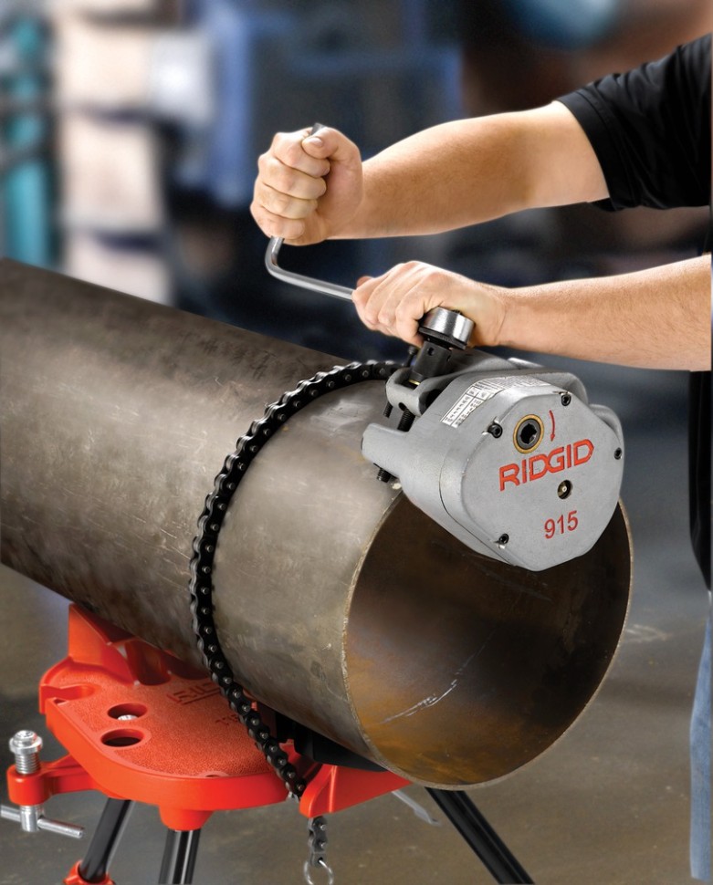 Тиски переносные цепные для труб RIDGID TRISTAND 460-12 1/8 - 12