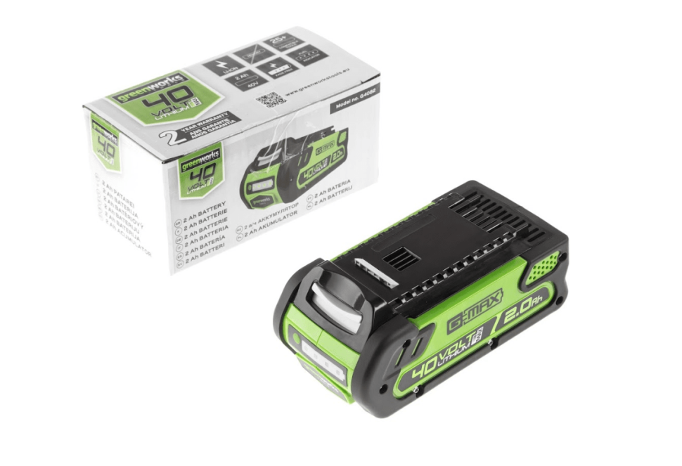 Пила цепная аккумуляторная G-MAX 40V GREENWORKS GD40CS40K2