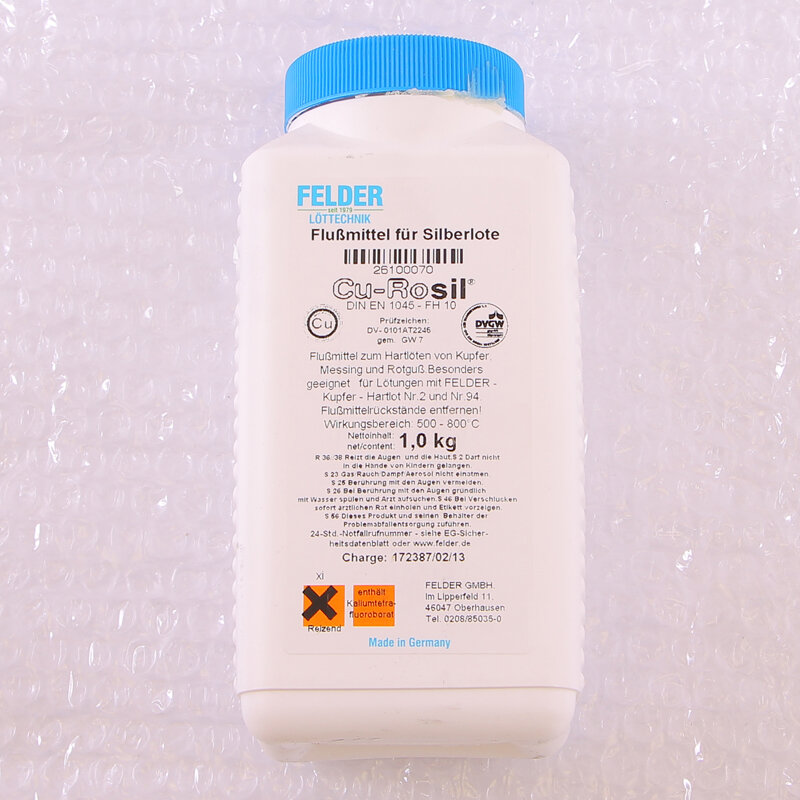 Флюс для твердых припоев Cu-Rosil® FELDER 1000г