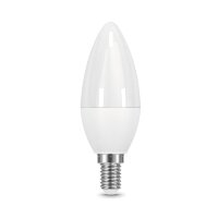 Лампа светодиодная Gauss Black LED E14, свеча, 9.5Вт, 3000К, теп.белый