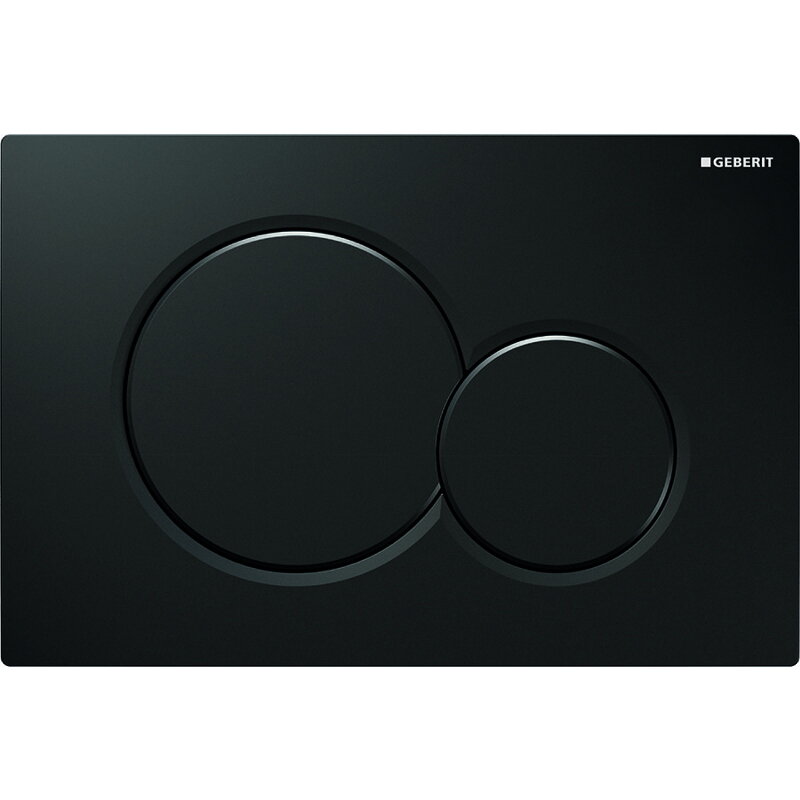 Кнопка смыва Geberit Sigma01 черный RAL 9005
