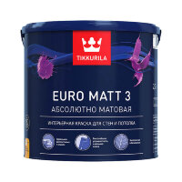 Краска интерьерная Tikkurila Euro Matt 3 база С гл/мат (0,9 л)