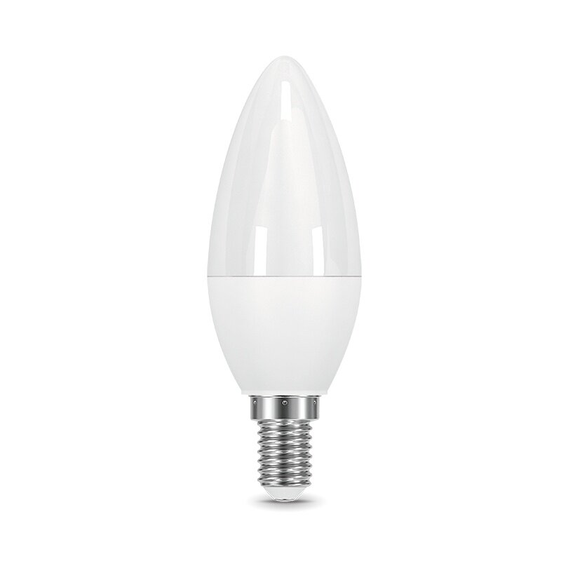 Лампа светодиодная Gauss Black LED E14, свеча, 6.5Вт, 4100К, нейтральный свет