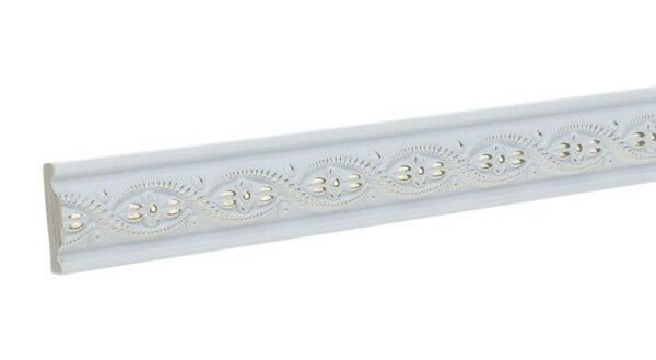 Багет Stella Триумф Белый 1М3-7 2400 мм (упак. 40шт.)
