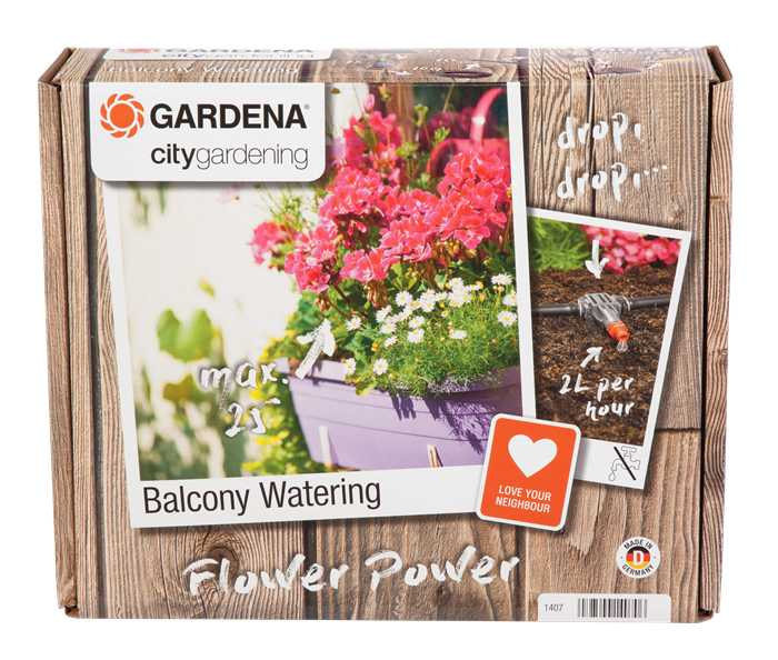 Комплект микрокапельного полива для горшечных растений Gardena