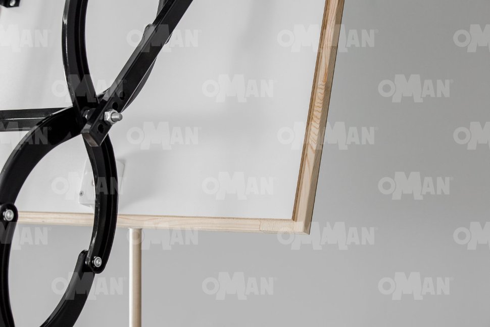 Чердачная лестница Oman NOZYCOWE METAL TERMO 70x100 см h-2.9m