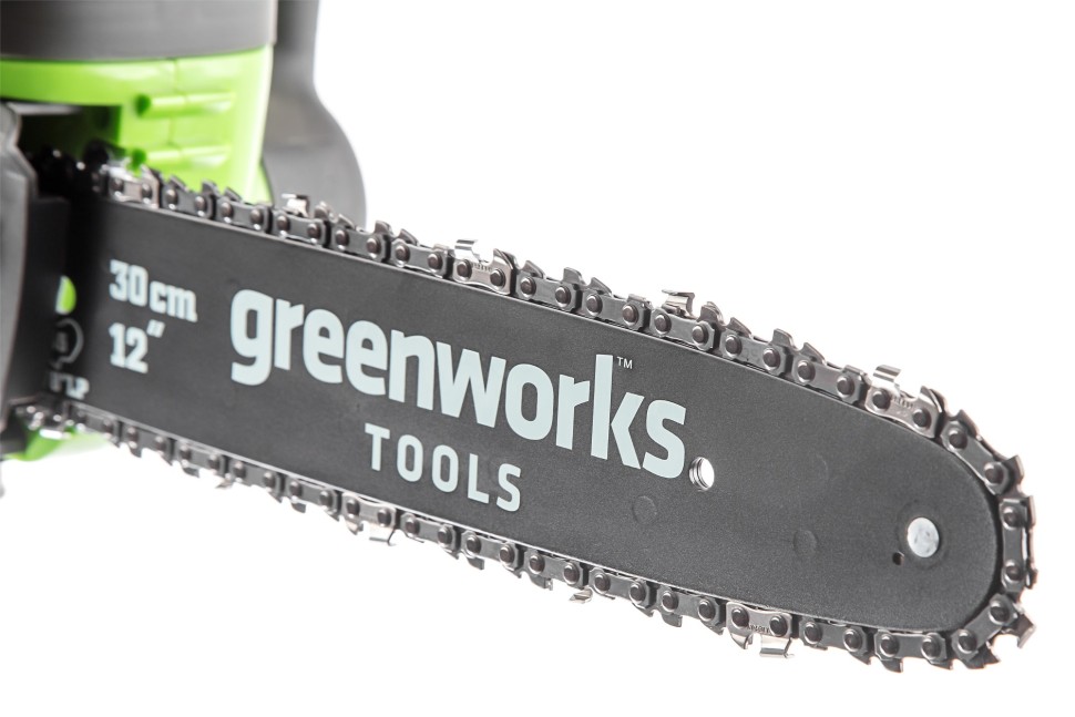 Пила цепная аккумуляторная G-MAX 40V GREENWORKS G40CS30K3