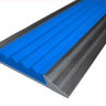 Противоскользящая накладная полоса-порог 46 мм/5 мм синяя 1 метр