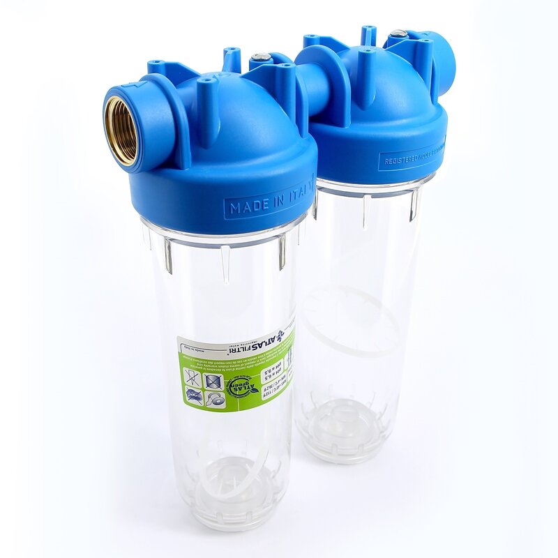 Колба фильтра 10 Atlas Filtri двойная DP DUO 1 2P SX, BX