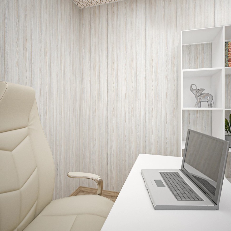 Панель МДФ Stella Classic Standart  Дуб Санремо Белый 2700х200х6 мм (упак. 8 шт = 4,32м²)
