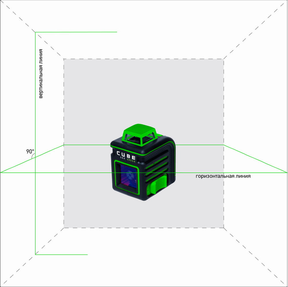 Нивелир лазерный ADA CUBE 360 Green Ultimate Edition