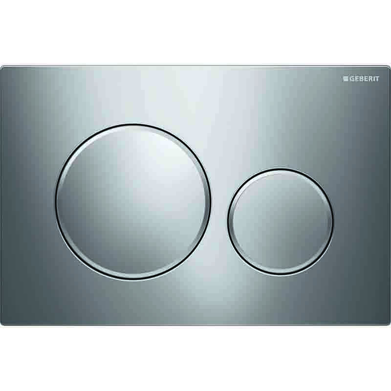 Кнопка смыва Geberit Sigma20 хром, матовый хром
