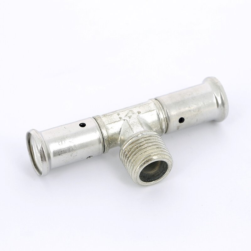 Тройник НР пресс HENCO 16x1/2x16