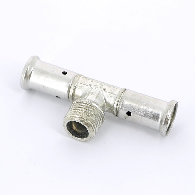Тройник НР пресс HENCO 16x1/2x16