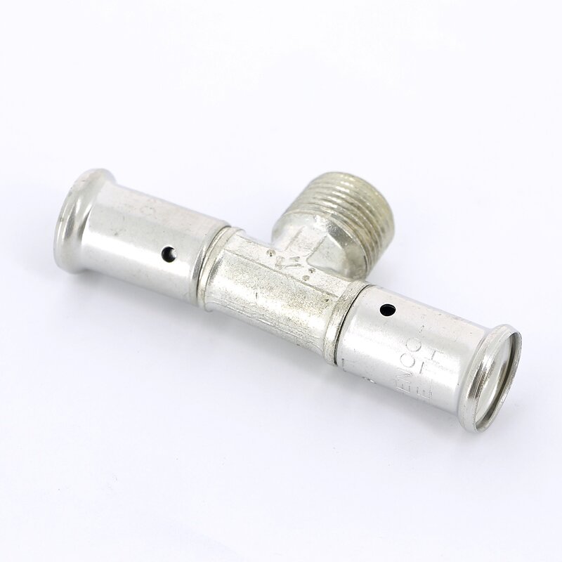 Тройник НР пресс HENCO 16x1/2x16