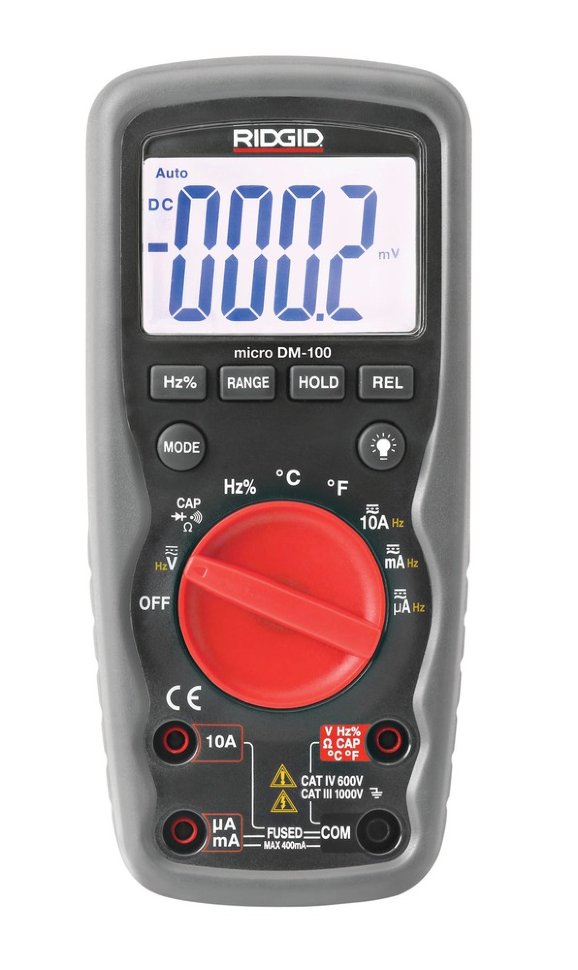 Мультиметр цифровой RIDGID micro DM-100