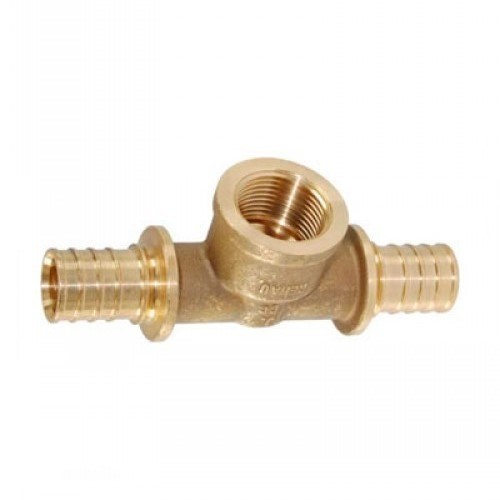 Тройник В надвижной бронза REHAU 25x3/4x25