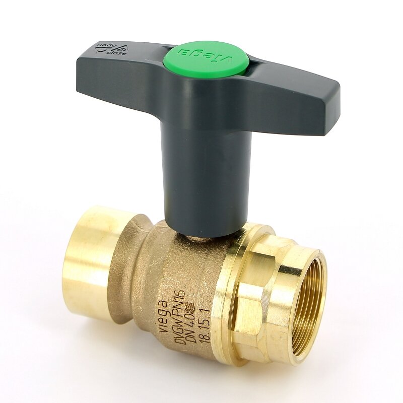 Кран шаровой BB EASYTOP VIEGA 11/2 бронза