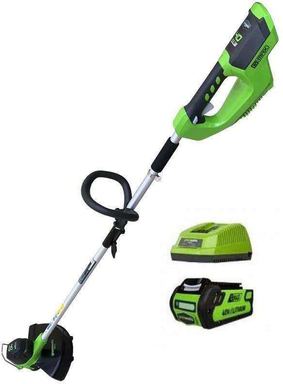 Триммер аккумуляторный G-MAX 40V GREENWORKS G40LTK2