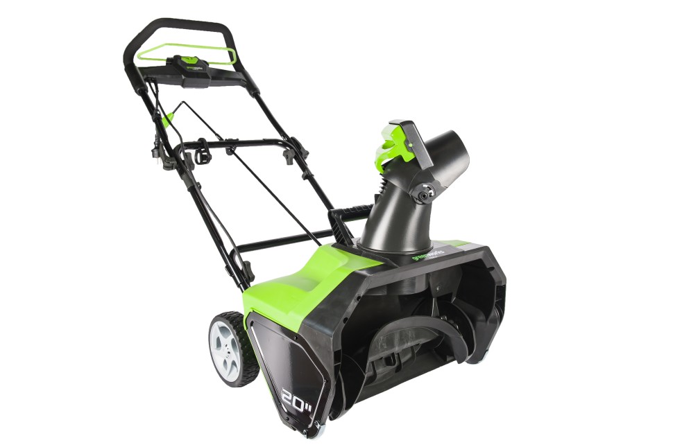 Снегоуборщик электрический 51 см GREENWORKS 1800W GES13
