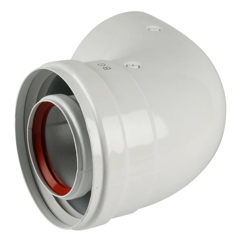 Коаксиальный отвод Baxi 90° для всех котлов BAXI кроме ECO Classic / ECO Nova, диам. 60/100 мм