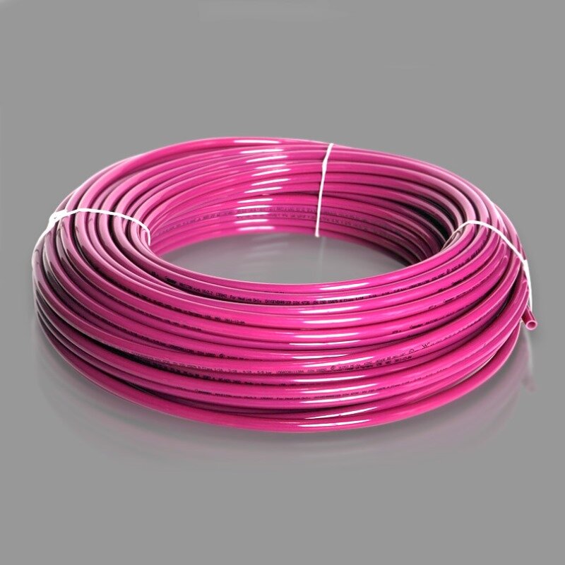 Труба PE-Xa/EVOH RAUTITAN Pink+ 25 х 3.5, 50 м, лиловая