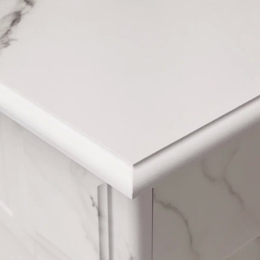 Электрокамин CAROLINA MARBLE 25.5 WT с очагом Evrika 25,5