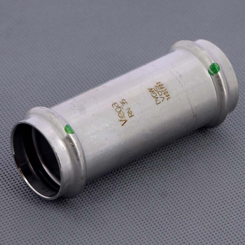 Муфта надвижная пресс нержавеющая сталь Sanpress Inox VIEGA 35