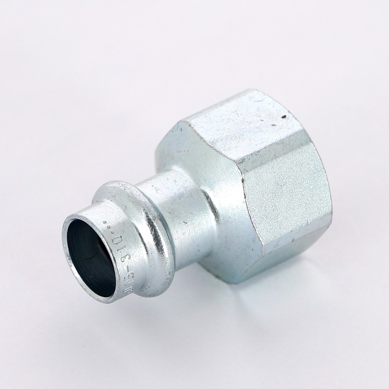 Муфта пресс-В оцинкованная сталь Prestabo VIEGA 15 x 1 с SC-Contur