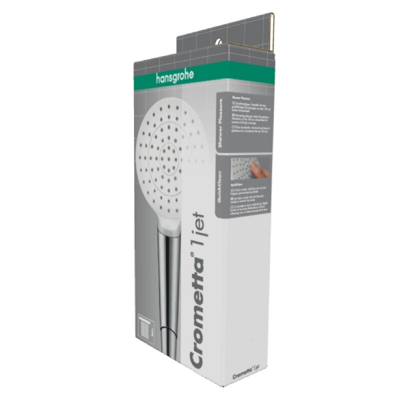 Ручной душ HansGrohe HG Crometta 1jet белый/хром
