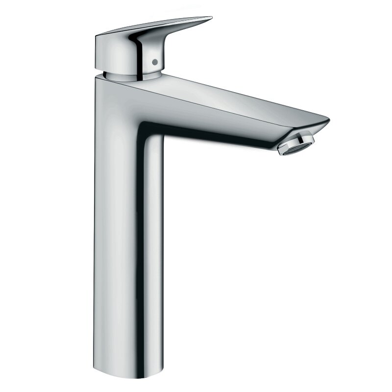 Смеситель для раковины HansGrohe HG Logis 190 однорычажный со сливным гарнитуром хром