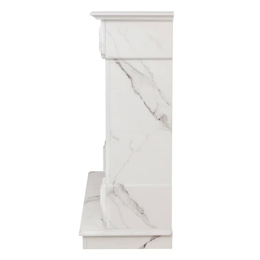 Электрокамин CAROLINA MARBLE 25.5 WT с очагом SAPHIR 25.5