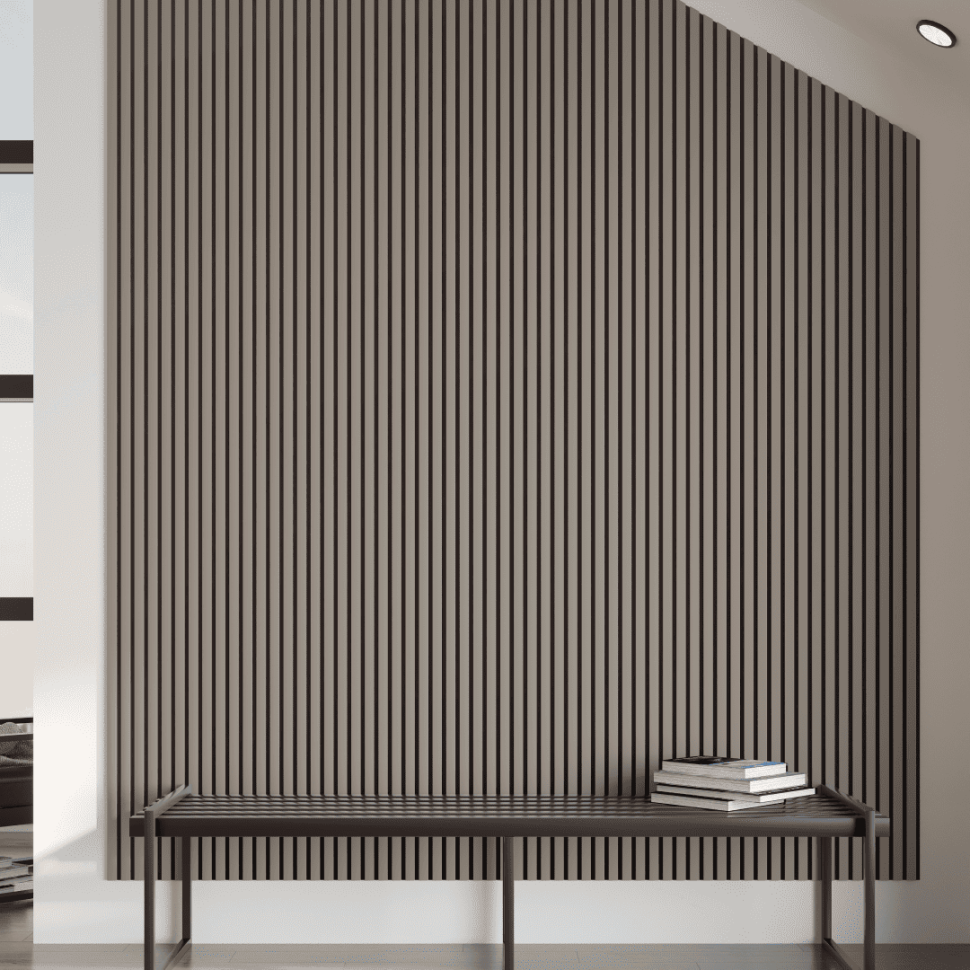Панель МДФ Стеновая Акустическая Stella Comfort De Luxe Sandgrau 2780х600х9мм (1шт = 1,668м²)