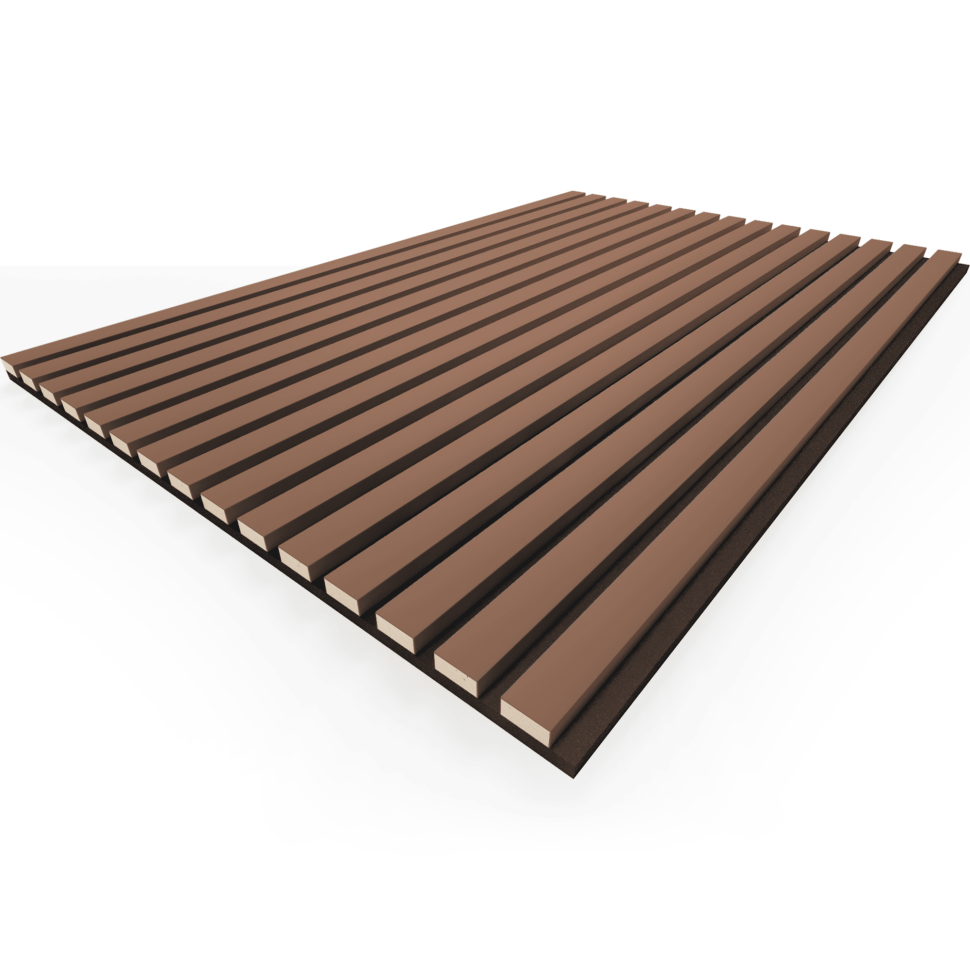 Панель МДФ Стеновая Акустическая Stella Comfort De Luxe Terracotta 600х600х9мм. (1шт = 0,36м²)
