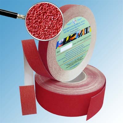 Самоклеющаяся абразивная лента Antislip Systems красная 50 мм 18,3 м/рулон