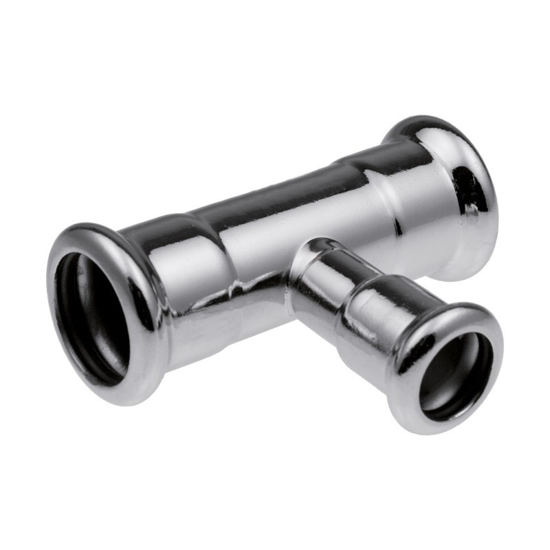 Тройник пресс KAN 28 х 22 х 28 оцинк сталь Therm Steel