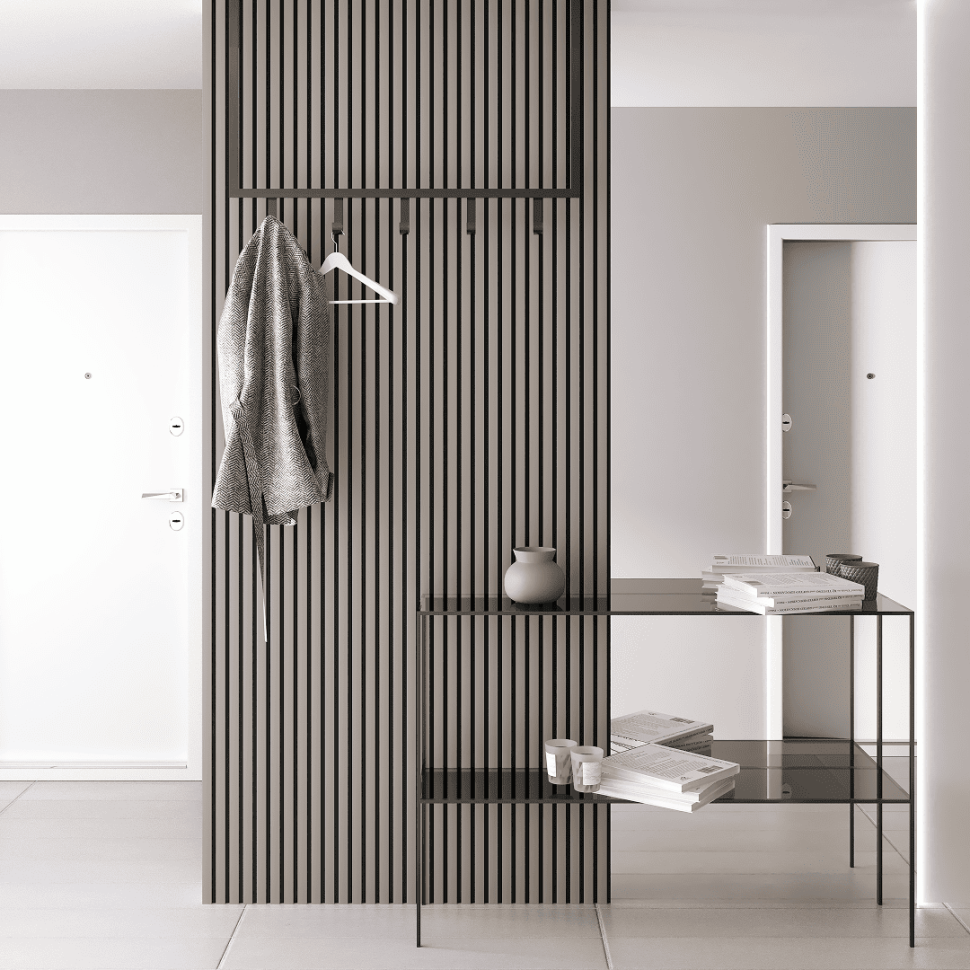 Панель МДФ Стеновая Акустическая Stella Comfort De Luxe Sandgrau 2780х600х9мм (1шт = 1,668м²)