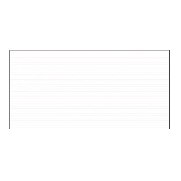 Плитка настенная Нефрит Шелби, белая, 200х400х8 мм