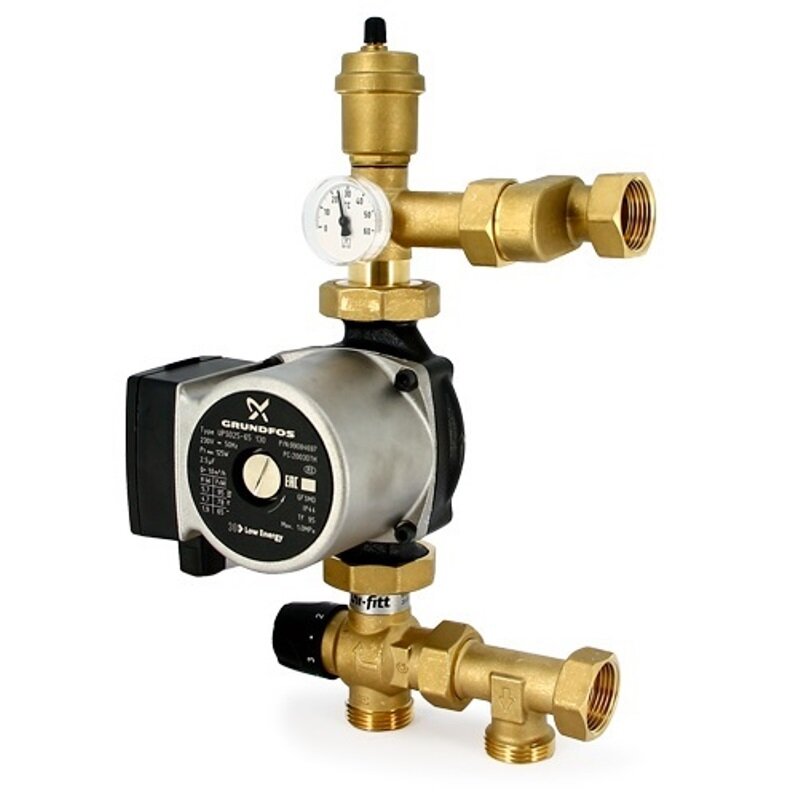 Насосная группа UNI-FITT DN25, Grundfos UPSO 25-65 180
