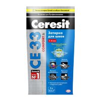 Затирка Ceresit CE 33 S №07 серый, 5 кг