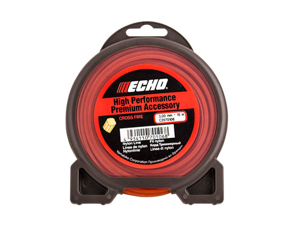 Корд триммерный Echo Cross Fire Line 3,0 мм*10 м (крест)