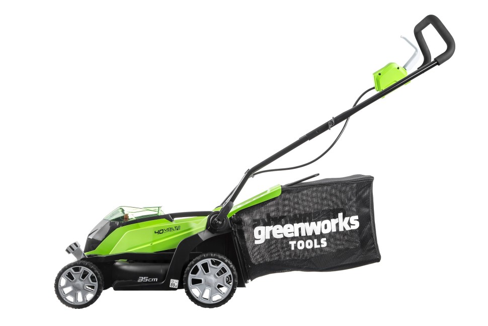 Газонокосилка аккумуляторная G-MAX 40V GREENWORKS G40LM35 NEW