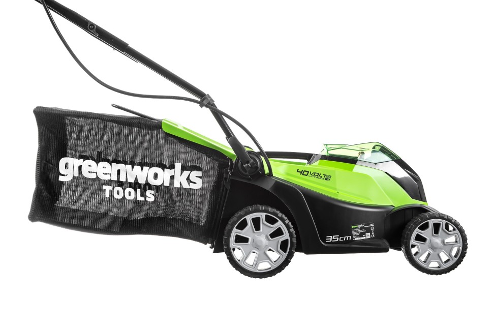 Газонокосилка аккумуляторная G-MAX 40V GREENWORKS G40LM35 NEW