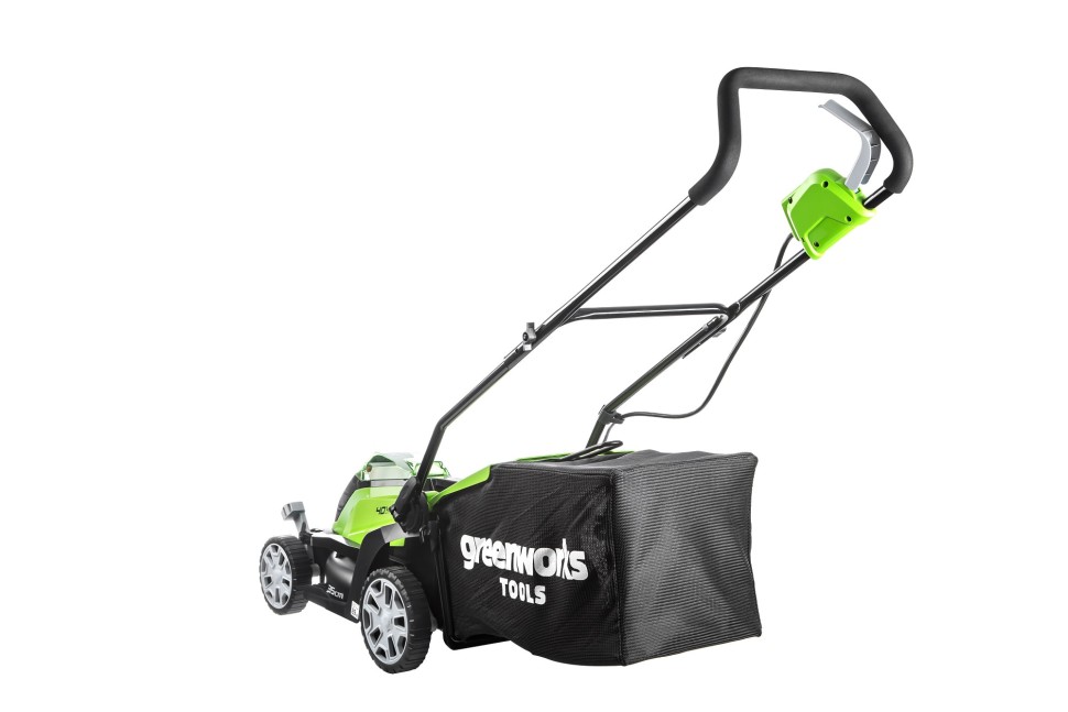 Газонокосилка аккумуляторная G-MAX 40V GREENWORKS G40LM35 NEW