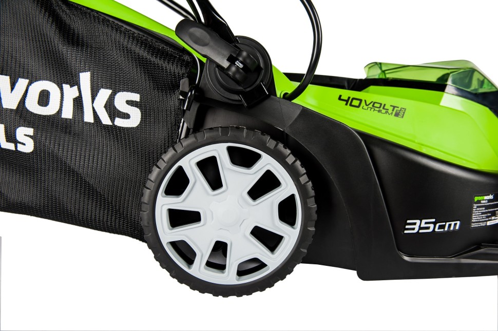 Газонокосилка аккумуляторная G-MAX 40V GREENWORKS G40LM35 NEW
